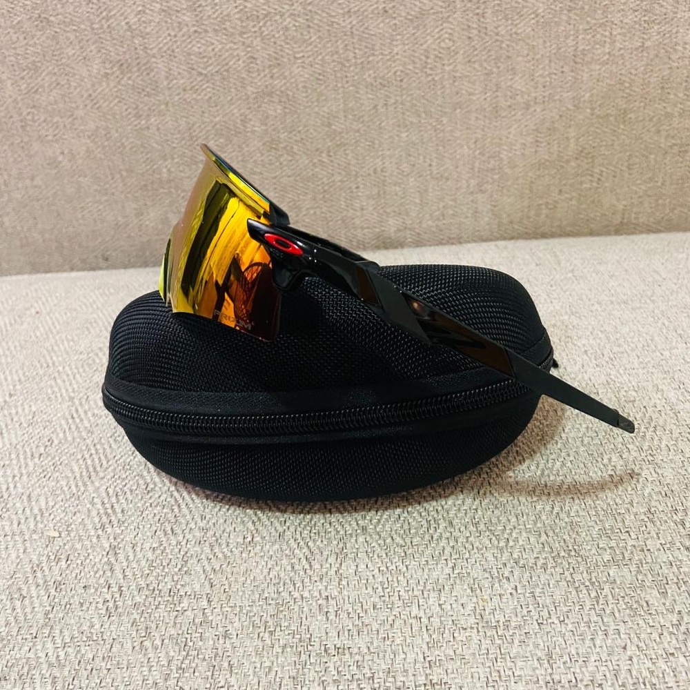 Oakley encoder running racing cycling glasses sunglasses yellow/red prizm - Picture 4 of 6